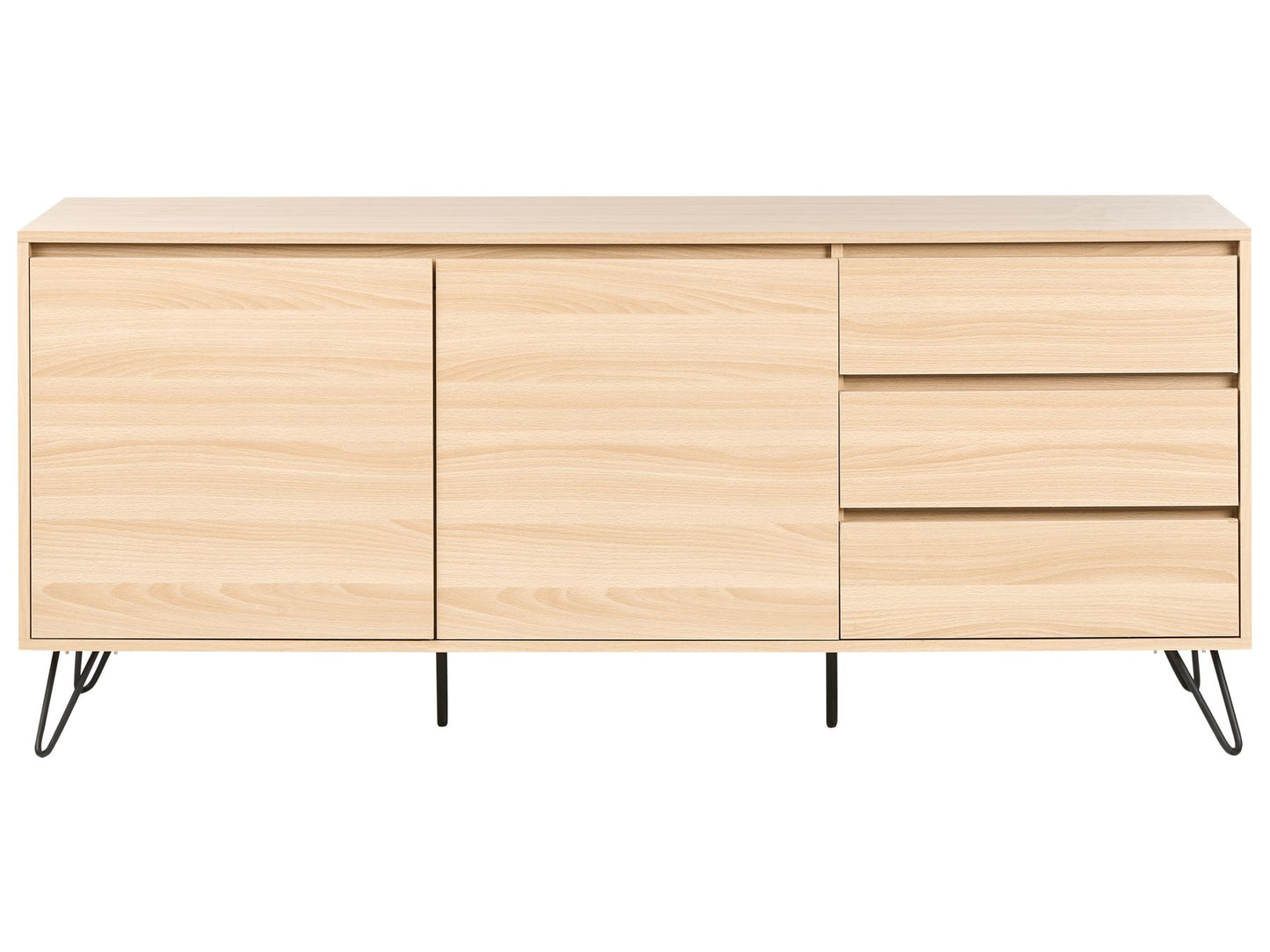 OmkarWood “Nordic Elegance” Premium Engineered Wood Sideboard Cabinet