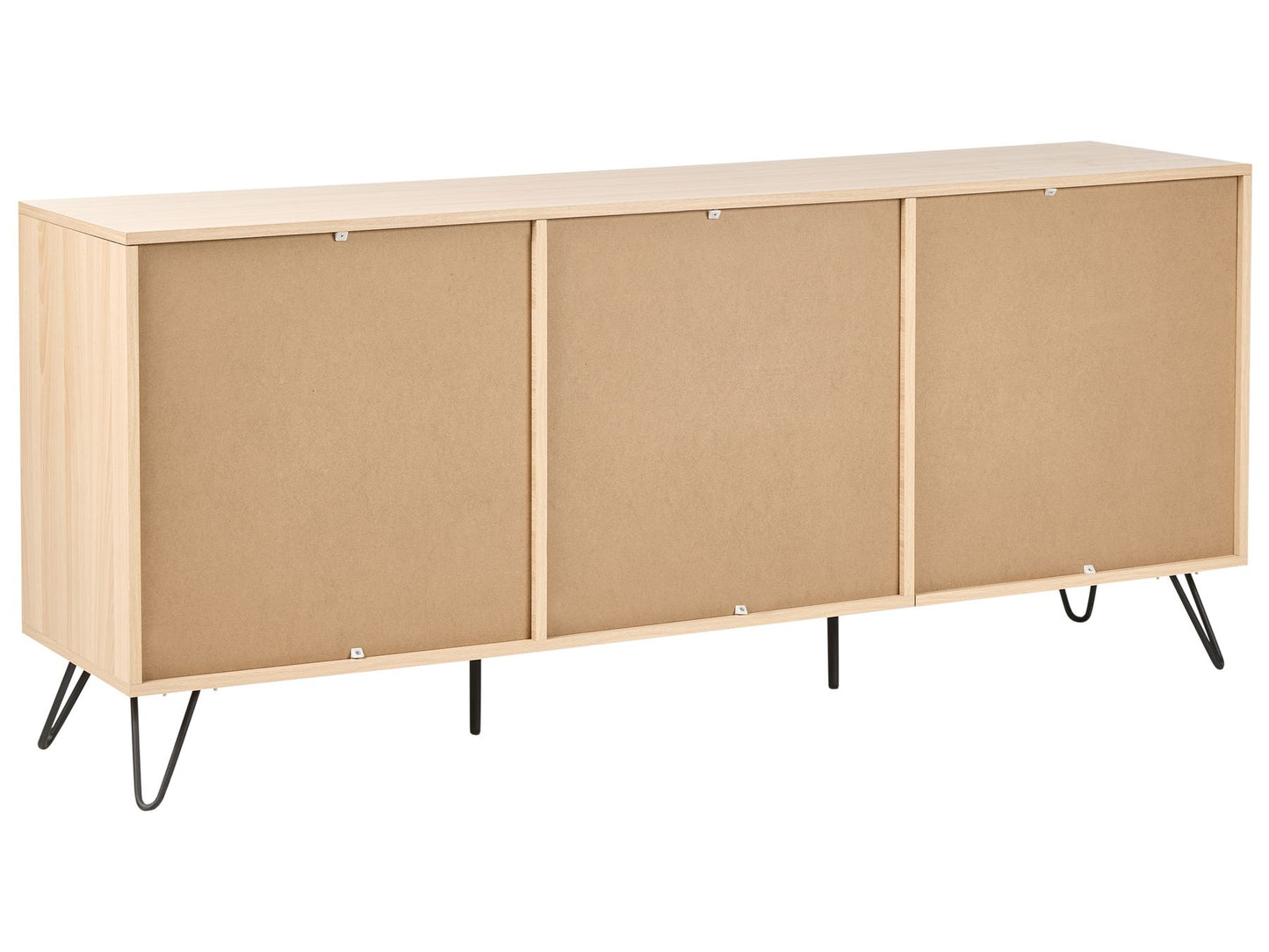 OmkarWood “Nordic Elegance” Premium Engineered Wood Sideboard Cabinet