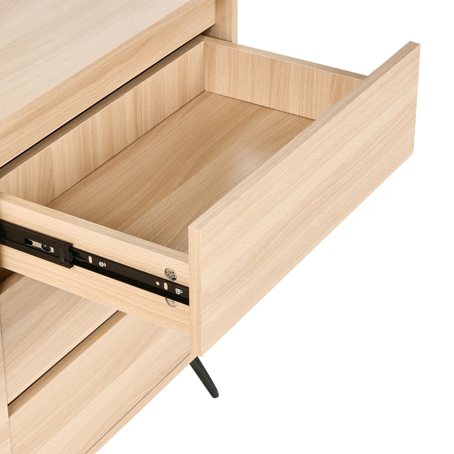 OmkarWood “Nordic Elegance” Premium Engineered Wood Sideboard Cabinet