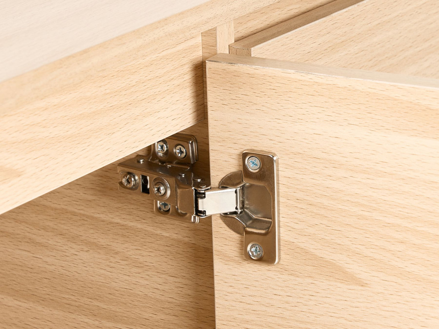 OmkarWood “Nordic Elegance” Premium Engineered Wood Sideboard Cabinet