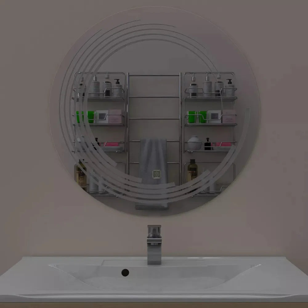 LUMICIRCLE™ Halo LED Bathroom Mirror – 22 Inch (56 cm)