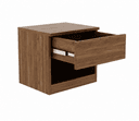 Aqua Modern Bedroom Side Table with Drawer 4
