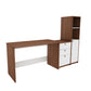 OmkarWood™ NovaSmart Study Desk with Bookshelf and Storage Drawers