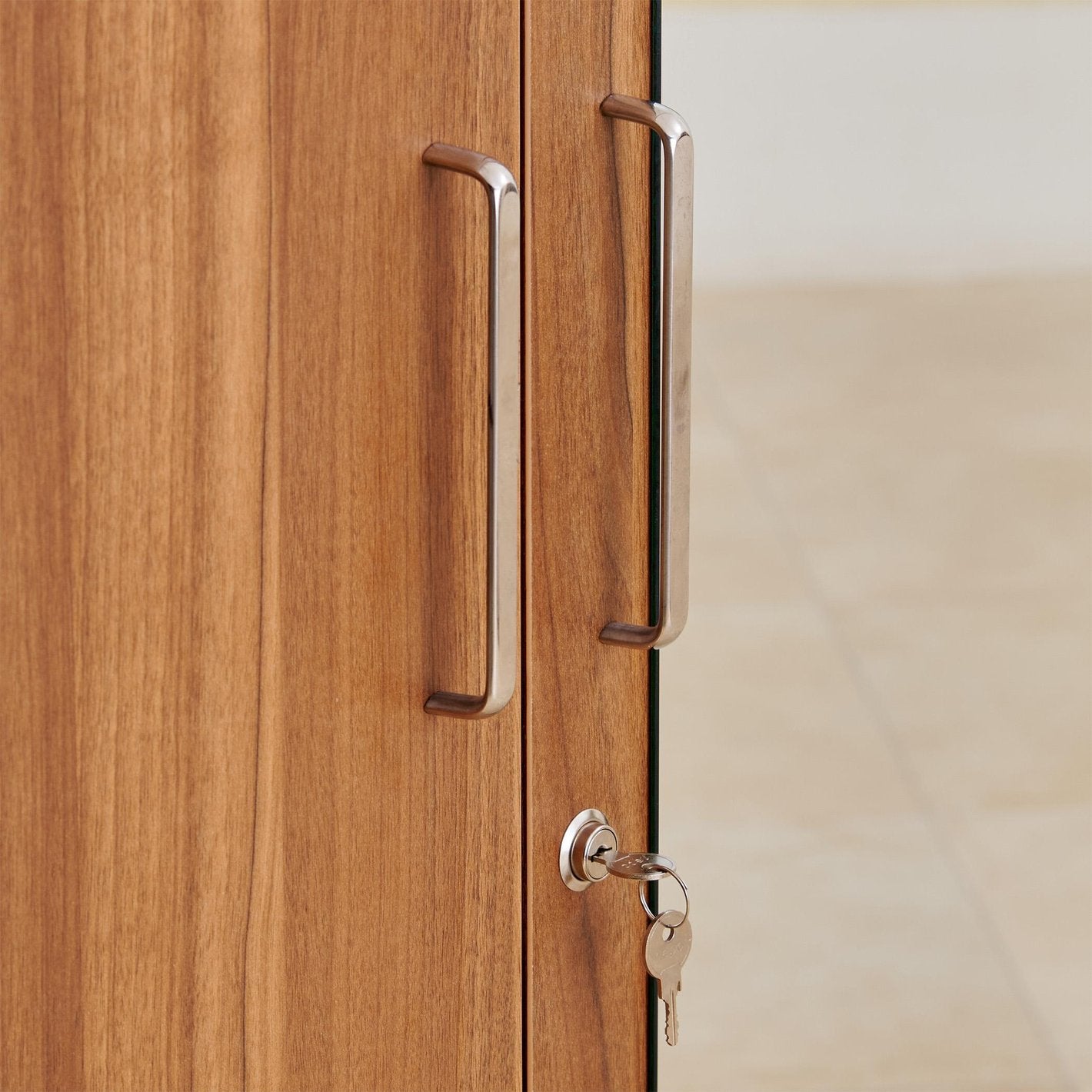 Aristo 3-Door Wardrobe with Mirror & Shelves