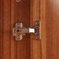 Aristo 3-Door Wardrobe with Mirror & Shelves