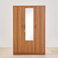 Aristo 3-Door Wardrobe with Mirror & Shelves