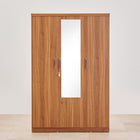 Aristo 3-Door Wardrobe with Mirror & Shelves