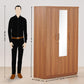 Aristo 3-Door Wardrobe with Mirror & Shelves