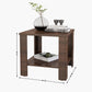 Omkarwood Premium White Engineered Wood End Table