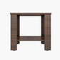 Omkarwood Premium White Engineered Wood End Table