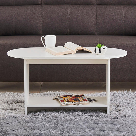 Omkarwood Elegance Oval Center Table