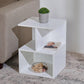 Omkarwood Nova Z-Shelf End Table