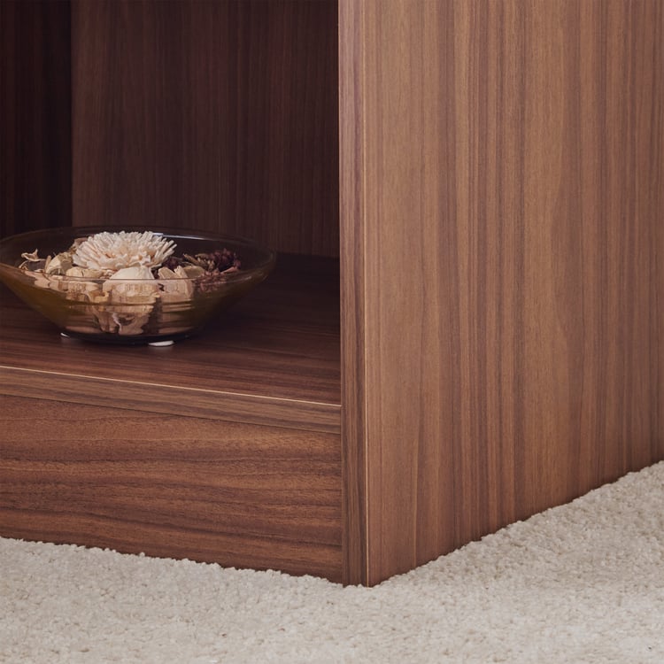 Astra Bedside Table with Drawer & Open Storage