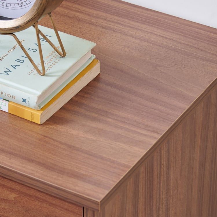 Astra Bedside Table with Drawer & Open Storage