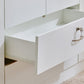 Astoria White 4-Door Wardrobe with Mirror & Drawer Storage