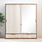Lustra Sliding Wardrobe with Mirror & Drawer