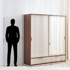 Lustra Sliding Wardrobe with Mirror & Drawer