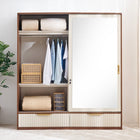 Lustra Sliding Wardrobe with Mirror & Drawer