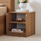 Linea Bedside Table with Open Shelves