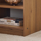 Linea Bedside Table with Open Shelves