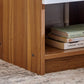 Orion Bedside Table with Drawer & Open Shelf