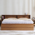 OmkarWood Premium King Storage Bed – Verona Walnut
