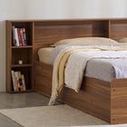 OmkarWood Premium King Storage Bed – Verona Walnut