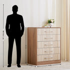 Omkarwood Modulo 5-Drawer Storage Chest
