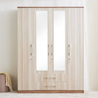 Astoria 4-Door Wardrobe with Mirror & Drawer Storage