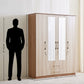 Astoria 4-Door Wardrobe with Mirror & Drawer Storage