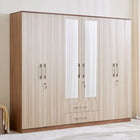 Astoria 6-Door Wardrobe with Mirror & Drawer Storage