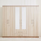 Astoria 6-Door Wardrobe with Mirror & Drawer Storage