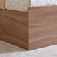 OmkarWood Premium  Bed with Box Storage & Modern Headboard