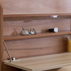 OmkarWood Premium  Bed with Box Storage & Modern Headboard