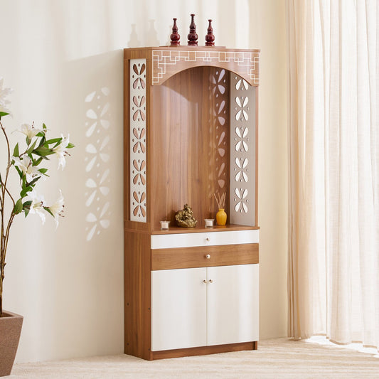 Omkarwood Divine Elegance Puja Unit
