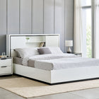 Omkarwood "LuxeNest" Premium King Size Bed with Box & Side Storage
