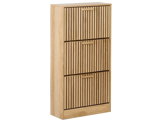Shoe Storage Cabinet Light Brown