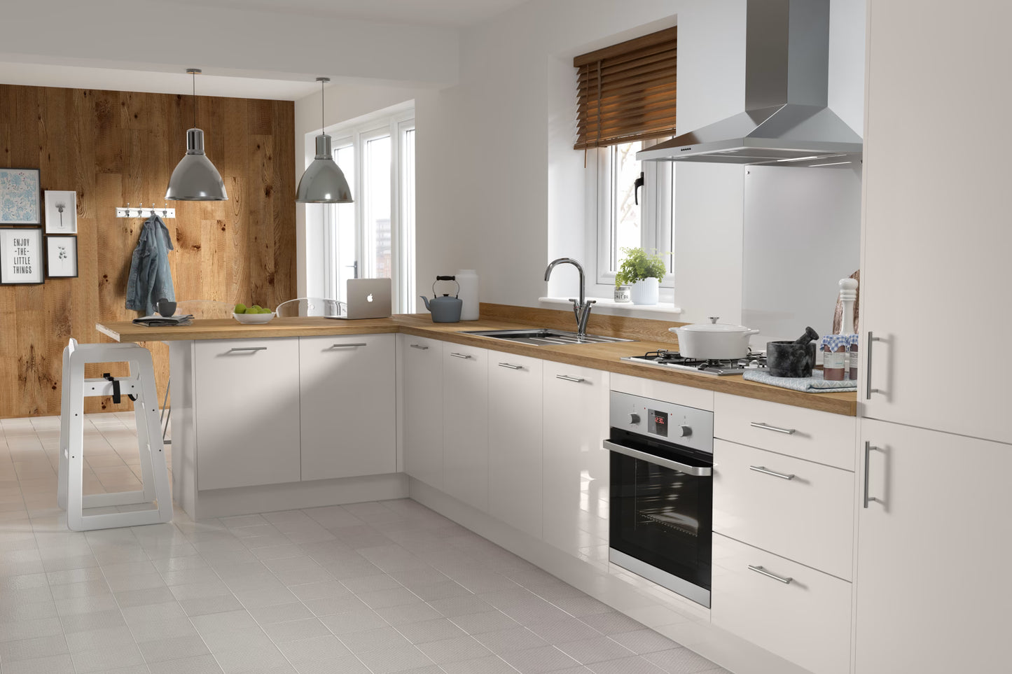 Autograph Kitchen in Cashmere Gloss