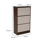 OmkarWood™ Premium Engineered Wood Shoe Cabinet with Pull-Down Racks
