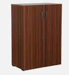 Walnut Elegance Shoe Cabinet