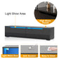35×30 cm LED TV Cabinet – White & Black Gloss Finish