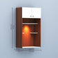 OmkarWood™ Premium Large Engineered Wood Home Temple with Storage