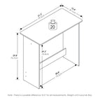 OmkarWood™ Premium Engineered Wood Study Table / Writing Desk – Compact & Modern Design