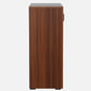 Walnut Elegance Shoe Cabinet