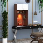 OmkarWood™ Premium Large Engineered Wood Home Temple with Storage