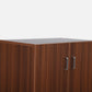 Walnut Elegance Shoe Cabinet