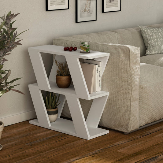 Ziva Modern Side Table – Premium Engineered Wood by OmkarWood Furnitures
