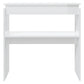 OmkarWood Bushnell Compact Engineered Wood Study Console Table – White Finish