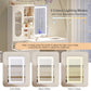 OmkarWood LuxeGlow Sliding LED Dressing Unit