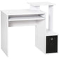 OmkarWood Cravens Compact Engineered Wood Study Table with Multi-Tier Storage